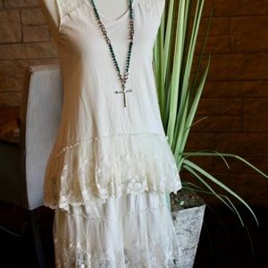 NWT! Double D Ranch Feminine Lace Skirt & Top! XS